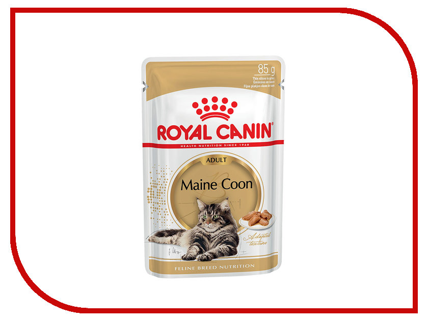 

Корм ROYAL CANIN Maine Coon Соус 85g для кошек 542001