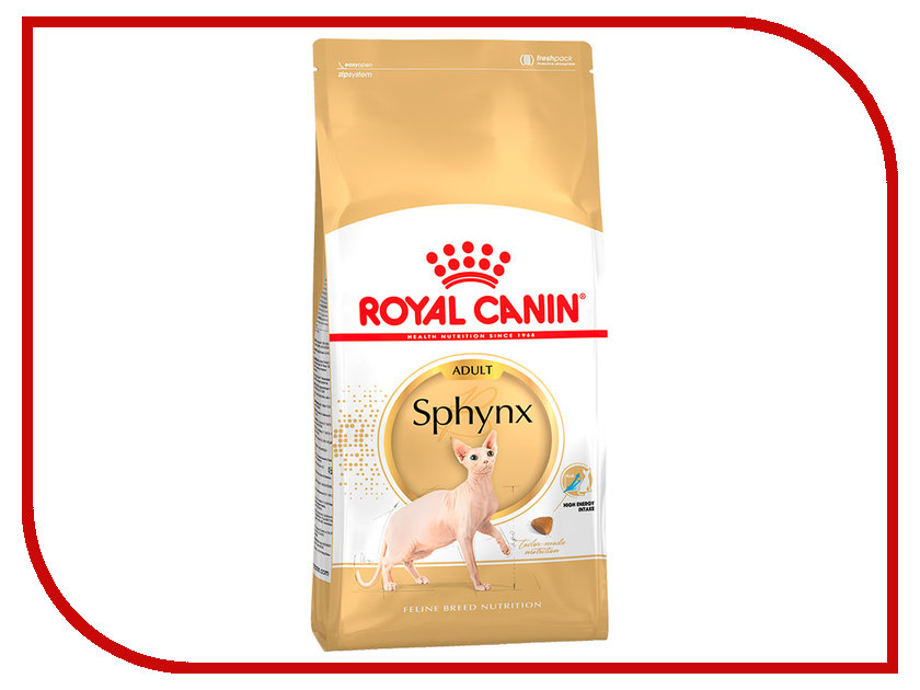 

Корм ROYAL CANIN Sphynx 33 400g для голых кошек 539104/539004