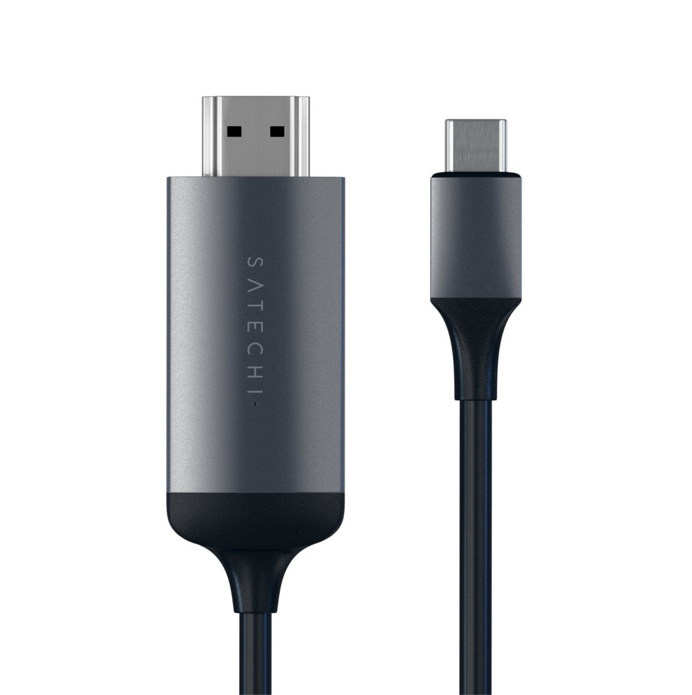 фото Аксессуар Satechi Aluminum Type-C TO HDMI Cable 4K 60HZ Space Grey ST-CHDMIM