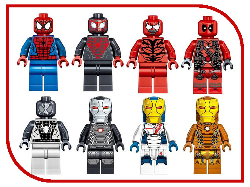 

Конструктор Lele Spider-Man 2017 Герои 16шт (8 видов) 34009