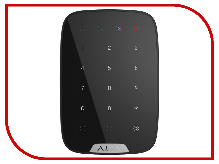 

Беспроводная сенсорная клавиатура Ajax KeyPad Black