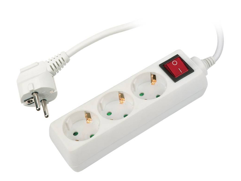 

Удлинитель Uniel Стандарт 3 Sockets 10m S-GCD3-10B, S-GCD3-10B