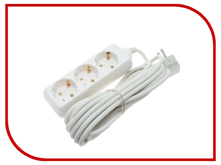 

Удлинитель Uniel Стандарт 3 Sockets 10m S-GCD3-10