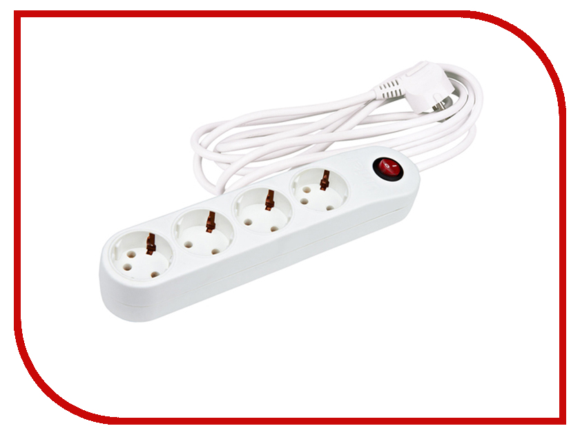 

Удлинитель Uniel Стандарт 4 Sockets 3m S-GCE4-3B