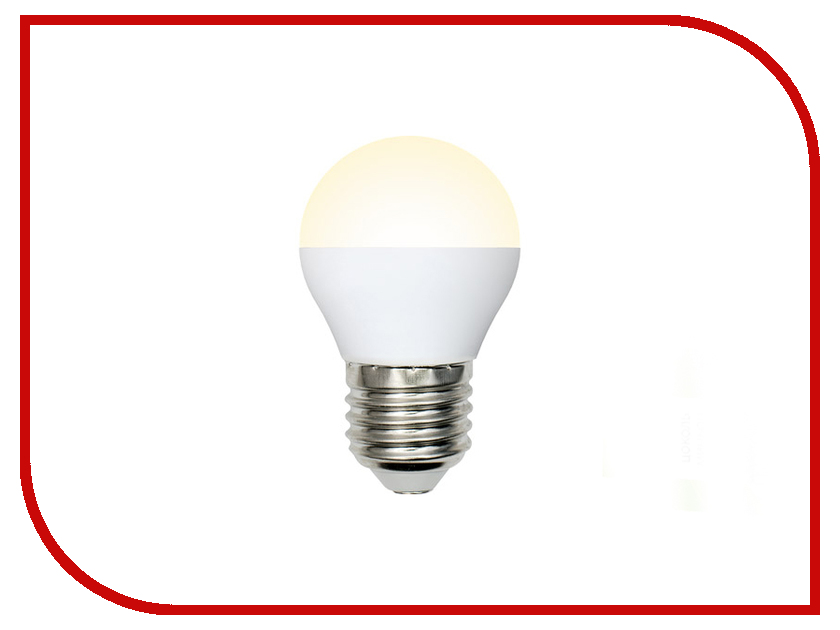 

Лампочка Volpe Optima Шар LED-G45-8W/WW/E27/FR/O UL-00001780