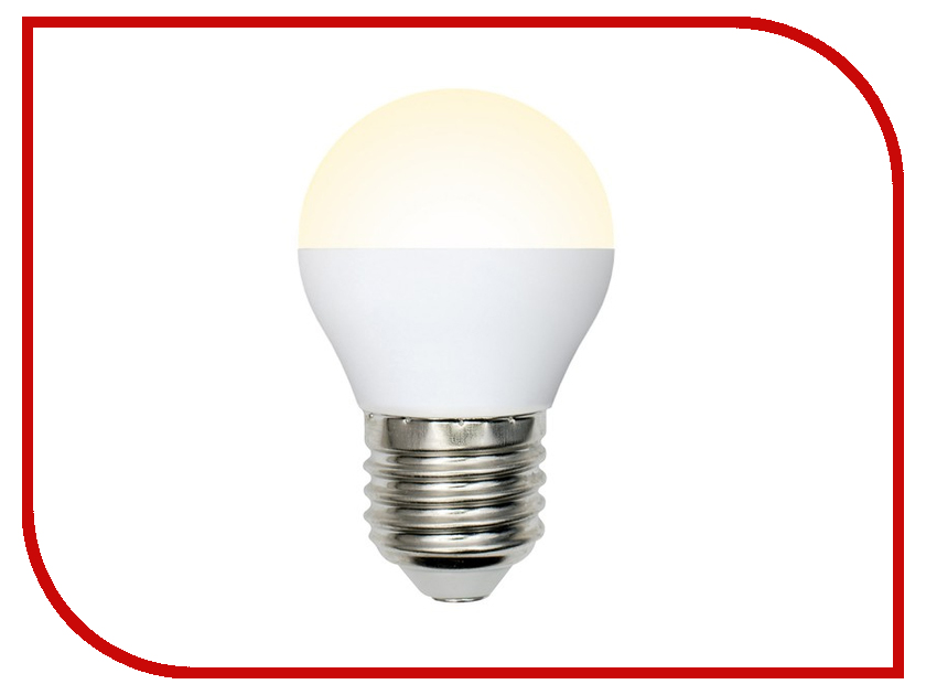 

Лампочка Volpe Optima Шар LED-G45-6W/WW/E27/FR/O 10218