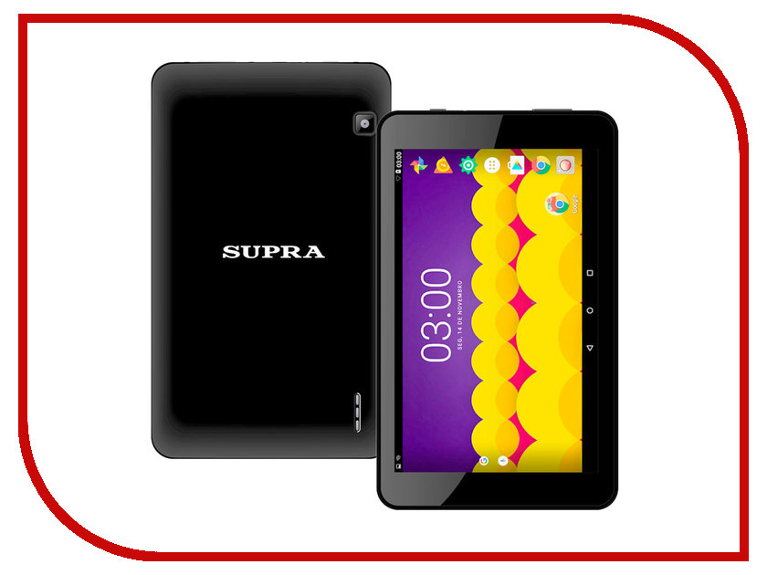 фото Планшет SUPRA M74A WiFi (Allwinner A33 1.3 GHz/1024Mb/8Gb/Wi-Fi/Bluetooth/Cam/7.0/1280x800/Android)