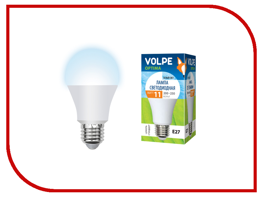 

Лампочка Volpe Optima LED-A60-11W/DW/E27/FR/O UL-00001764