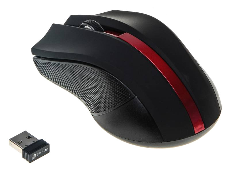 

Мышь Oklick 615MW Black Red, 615MW