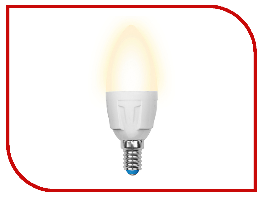 

Лампочка Uniel LED-C37-7W/WW/E14/FR PLP01WH, PLP01WH
