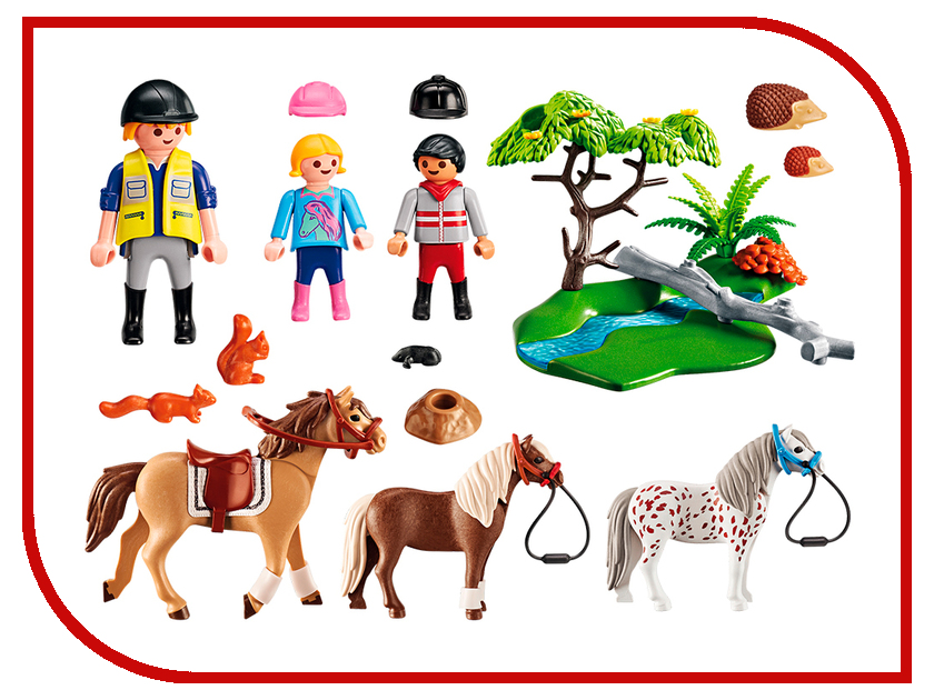 

Конструктор Playmobil Ферма Пони Верховая езда 6947pm