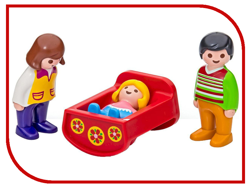 

Конструктор Playmobil 1.2.3 Родители с люлькой 6966pm