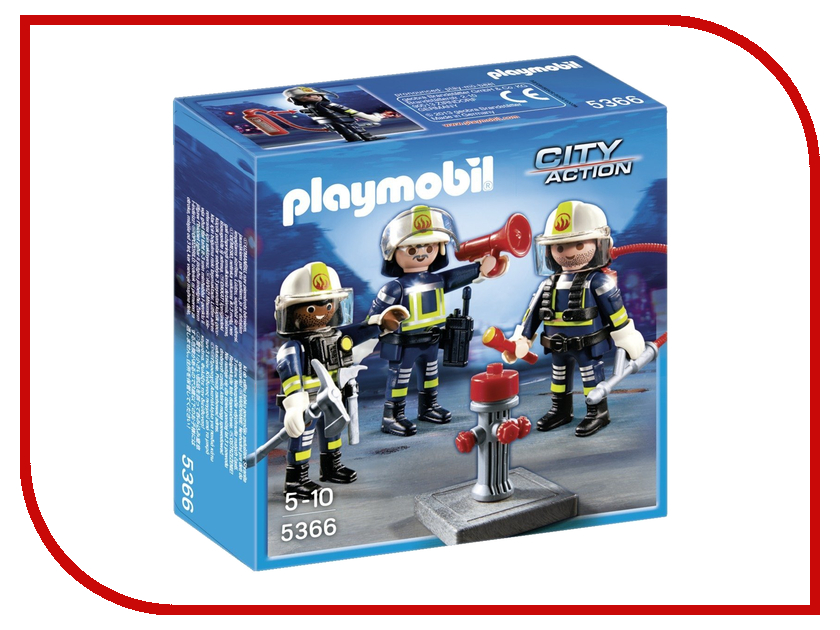

Конструктор Playmobil Пожарная служба Команда пожарников 5366pm