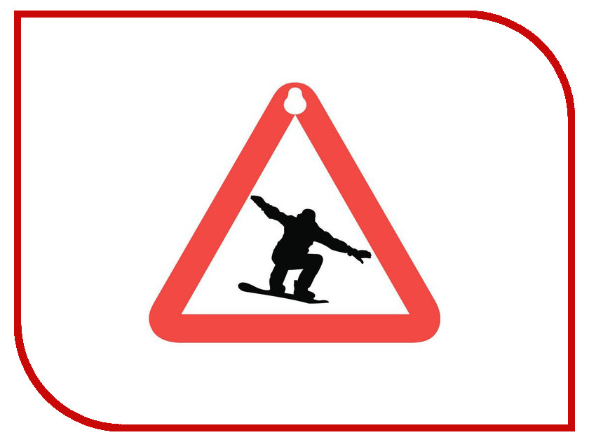 фото Аксессуар Sport-Sticker Сноуборд - треугольная табличка на присоске