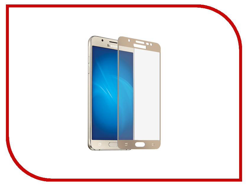 

Аксессуар Защитное стекло Samsung Galaxy J7 2017 Onext с рамкой Gold 41444
