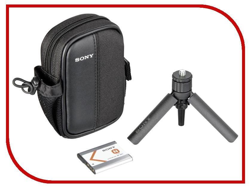 фото Sony ACC-CTBN сумка с аккумулятором NP-BN1 и мини-штативом для WX, W, TX Series