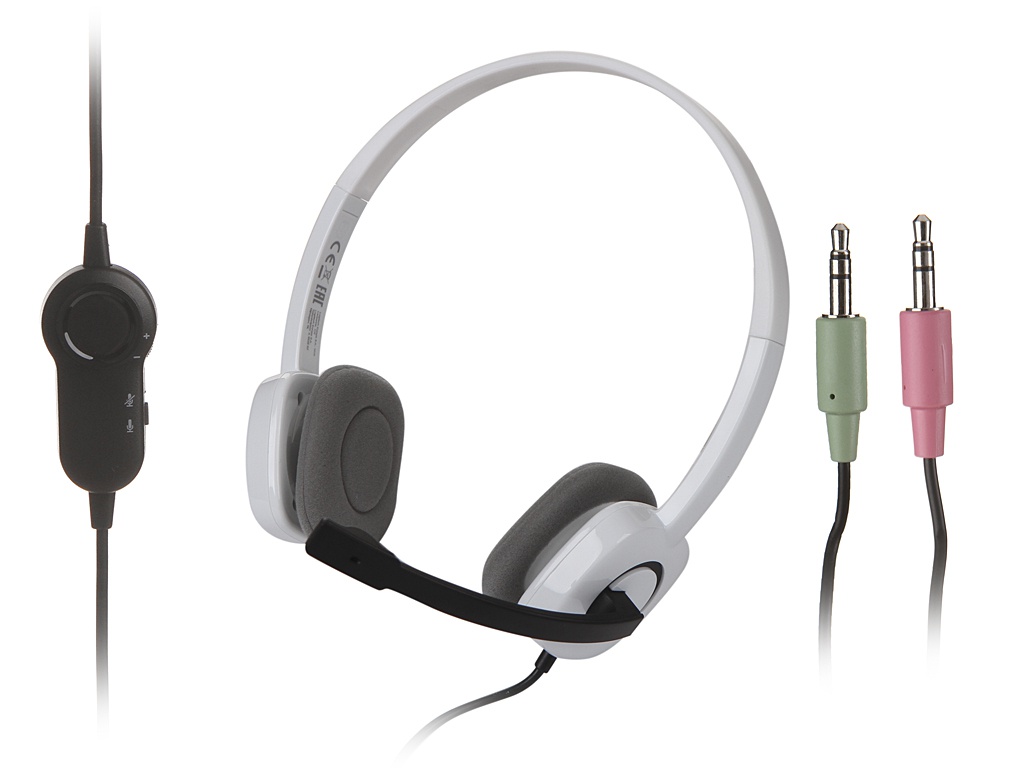 Наушники Logitech Stereo Headset H150 White компьютерная гарнитура logitech stereo headset h110 серебристый