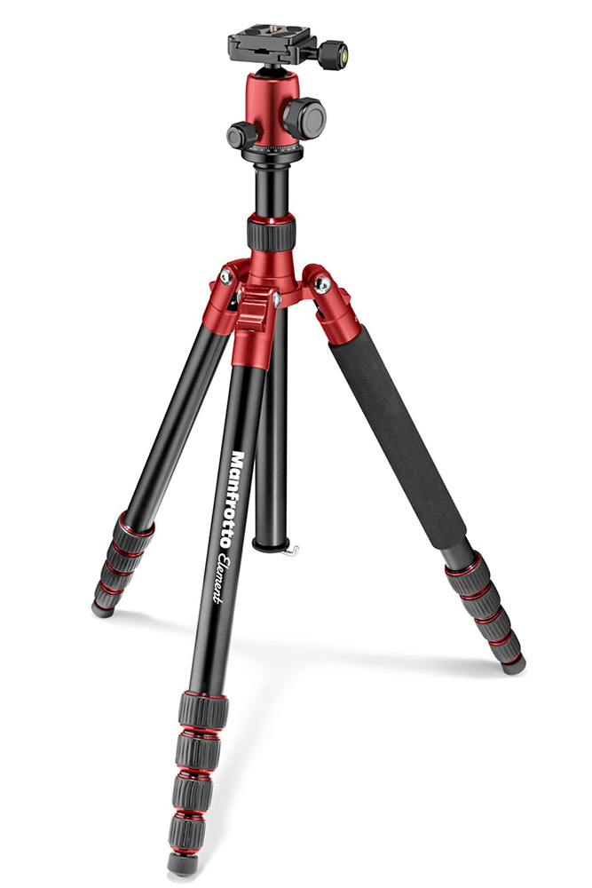 

Штатив Manfrotto Element Traveller Red MKELEB5RD-BH, Element Traveller MKELEB5RD-BH