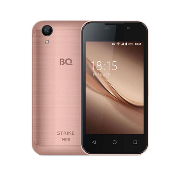 

Сотовый телефон BQ 4072 Strike Mini Rose Gold Brushed, 4072 Strike Mini