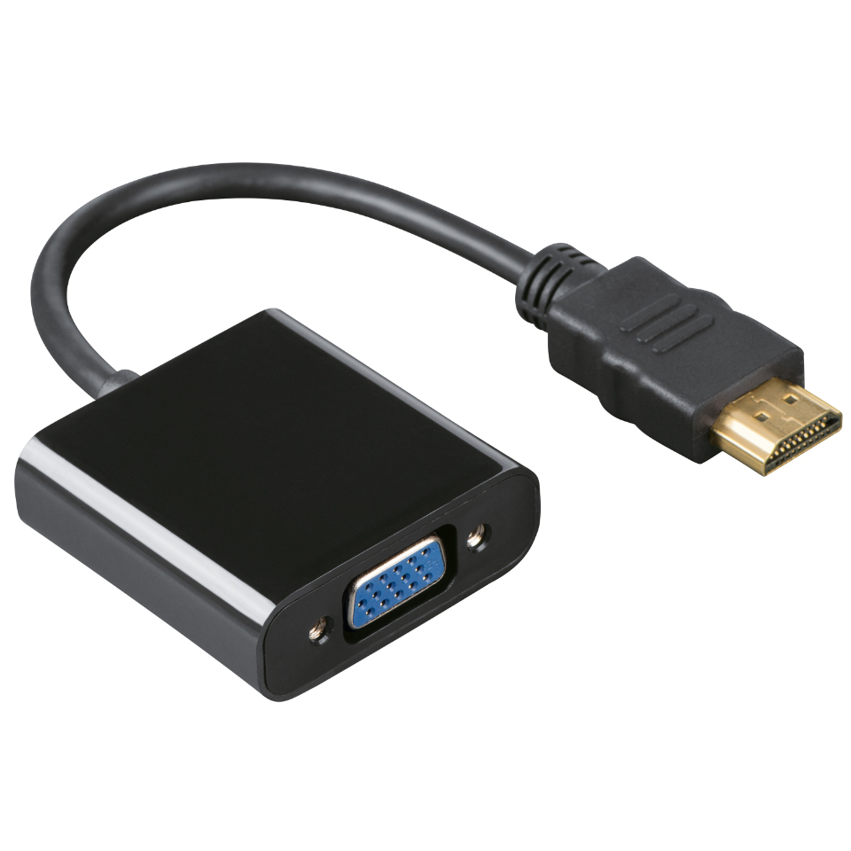 фото Аксессуар Hama HDMI-VGA F 0.1m 54569