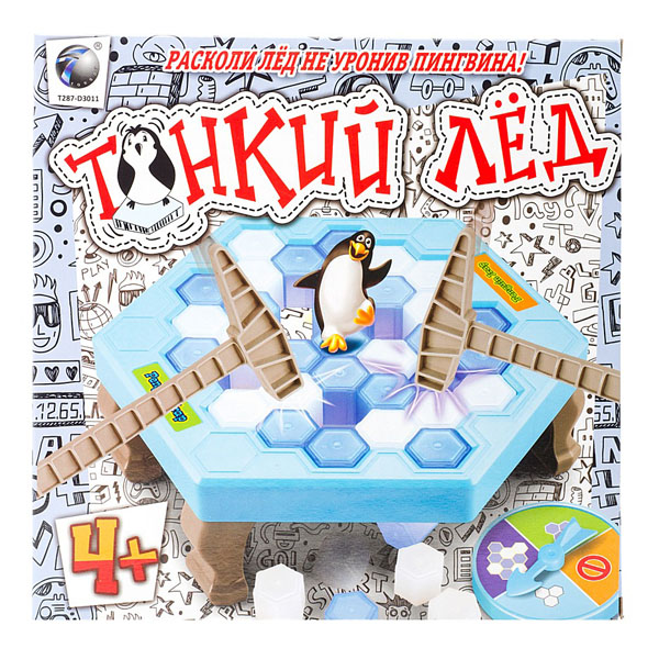 

Настольная игра 1Toy Тонкий лед Т10831, Т10831