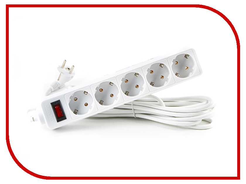 фото Сетевой фильтр Космос 5 Socket 5m White FKsm5m-5g