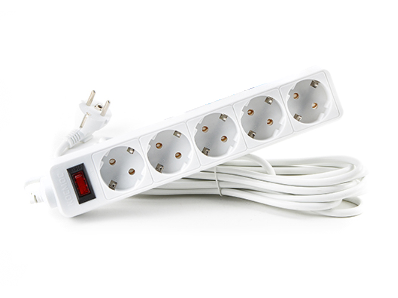 фото Сетевой фильтр Космос 5 Socket 5m White FKsm5m-5g