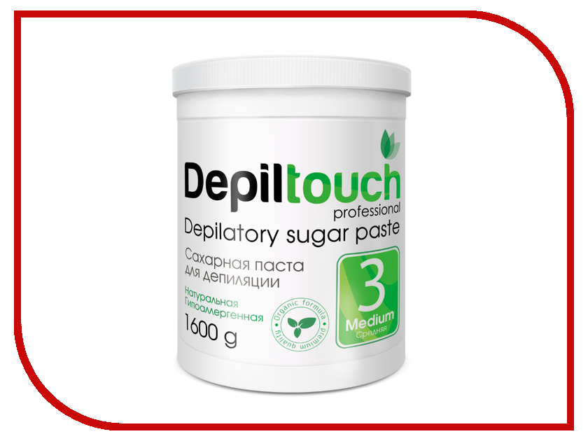 

Домашний шугаринг Depiltouch Professional Сахарная паста Средняя 1600гр 87715