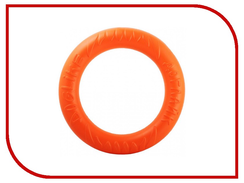 фото Игрушка Doglike Кольцо 8-мигранное среднее Orange