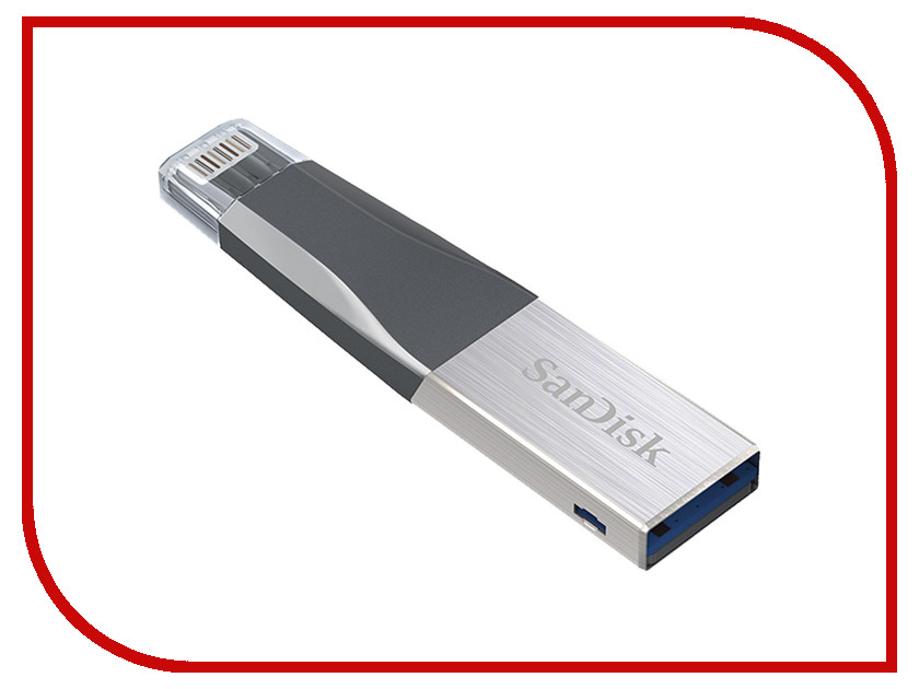 

USB Flash Drive 128Gb - SanDisk iXpand Mini SDIX40N-128G-GN6NE