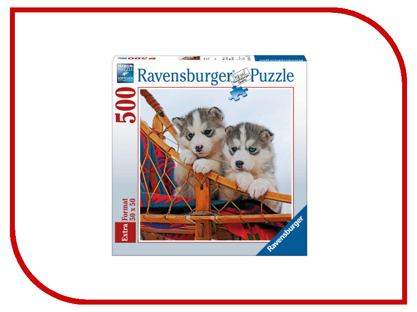 

Пазл Ravensburger Щенки хаски 15230