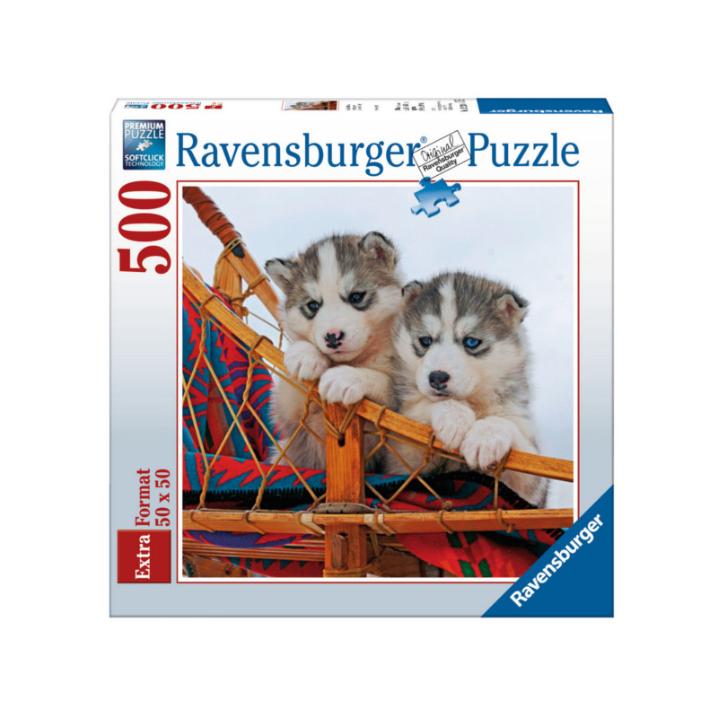 

Пазл Ravensburger Щенки хаски 15230, 15230