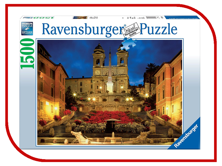 

Пазл Ravensburger Испанская лестница в Риме 16370