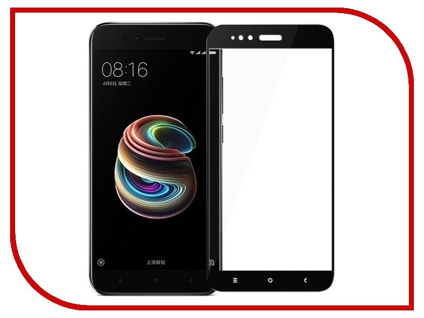 

Аксессуар Защитное стекло для Xiaomi Mi A1/5X BoraSCO Full Cover Black
