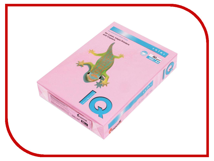

Бумага IQ Color Pale А4 80g/m2 500л Pink PI25 083741