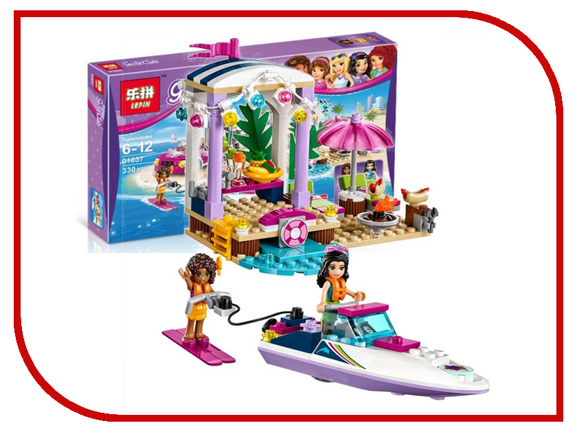 

Конструктор Lepin Friends Скоростной катер Андреа 330 дет. 01037