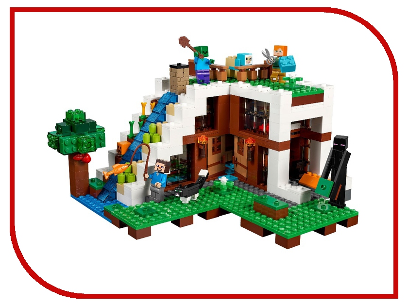 

Конструктор Lepin Cubeworld База на водопаде 568 дет. 18028