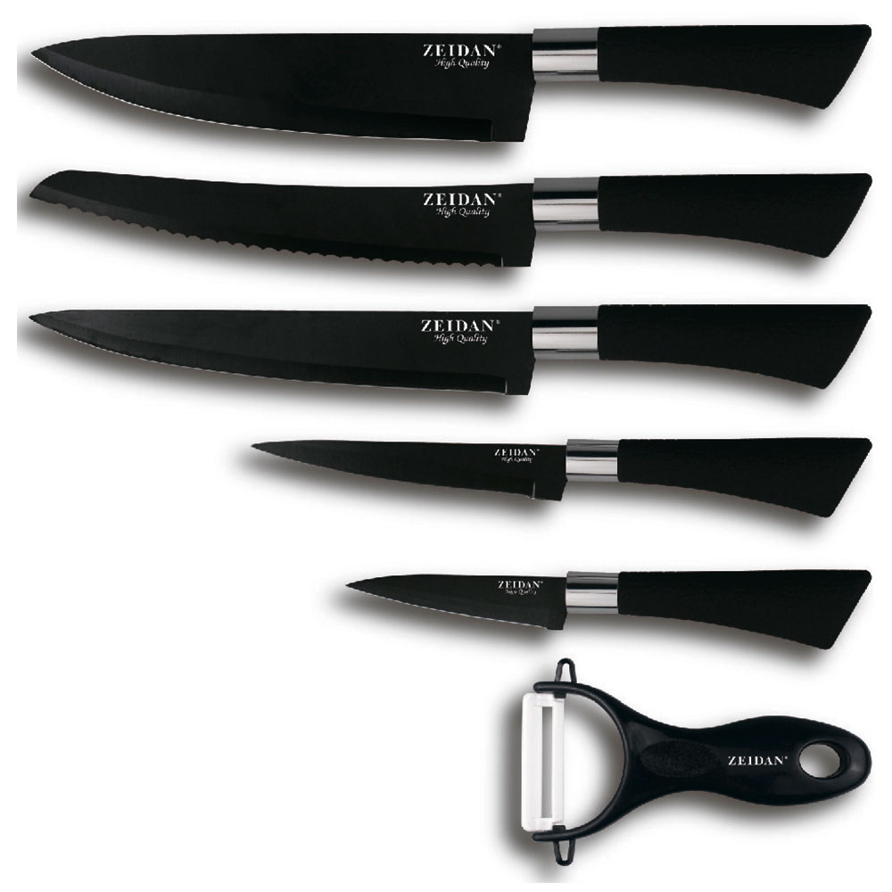 фото Набор ножей Zeidan Z-3086 Black