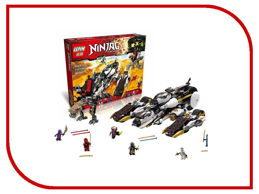 

Конструктор Lepin Ninjag Внедорожник с суперсистемой маскировки 1167 дет. 06038