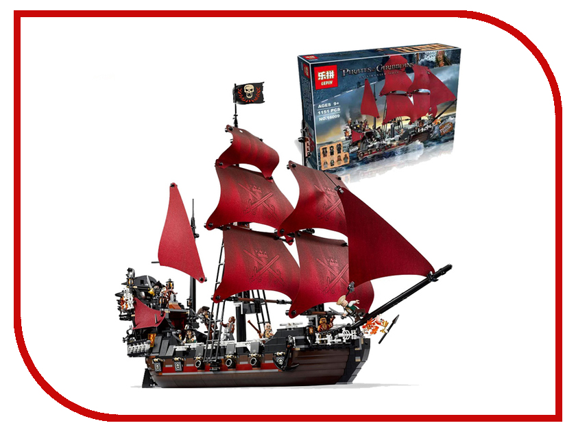 

Конструктор Lepin Корабль Месть Королевы Анны 1151 дет. 16009