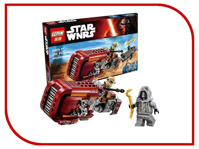 

Конструктор Lepin Star Wnrs Спидер Рей 206 дет. 05001