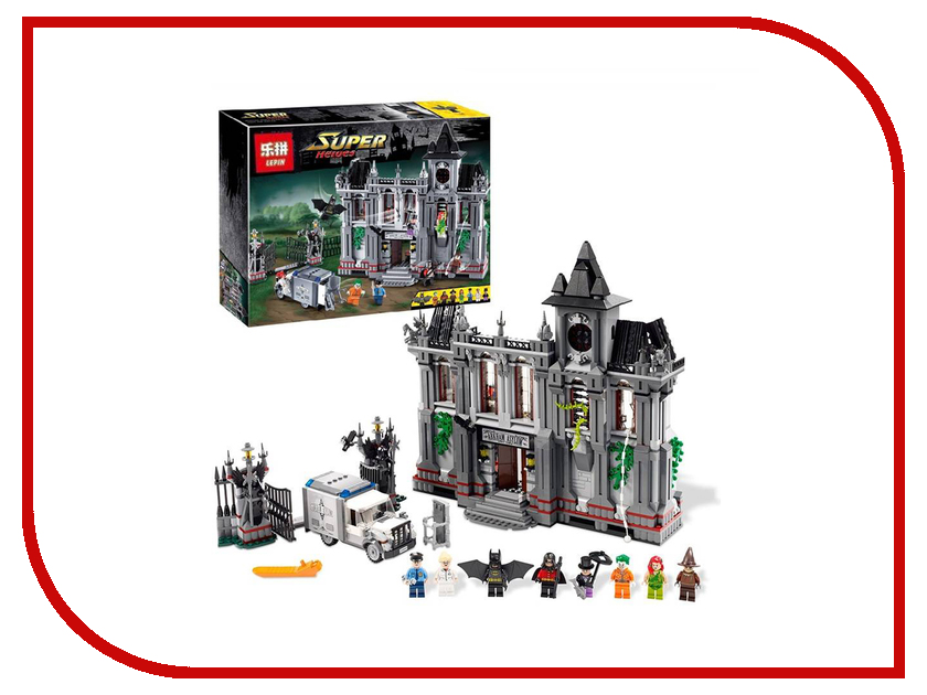 

Конструктор Lepin Super Heroes Побег из клиники Аркхэм 1685 дет. 07044