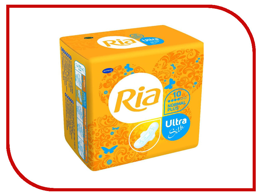 

Hartmann Ria Ultra Silk Sanitary Towels Ultra Normal Plus 7131106 10шт