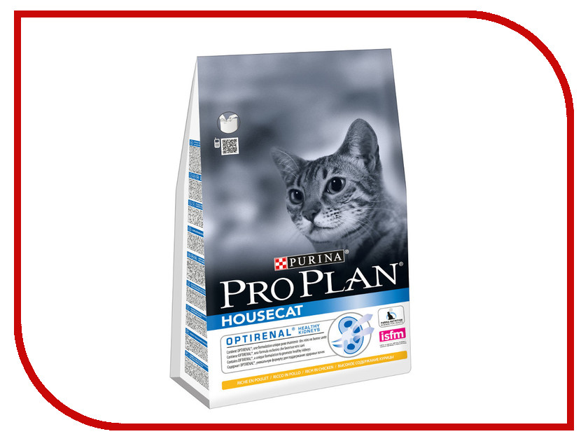 

Корм Pro Plan House Cat Optirenal Курица 1.5kg для домашних кошек 44660