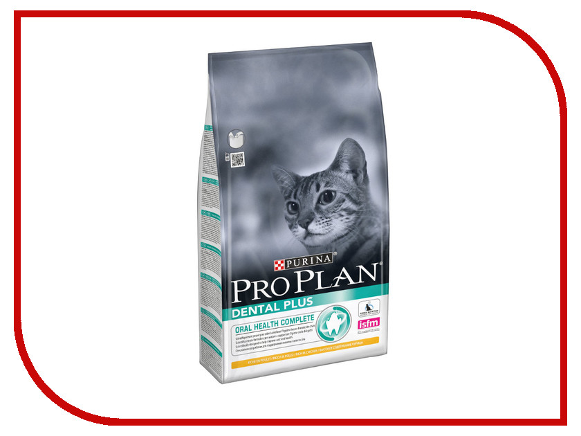 

Корм Pro Plan Dental Plus Oral health Comlete Курица 1.5kg для поддержания здоровья полости рта взрослых кошек 56207