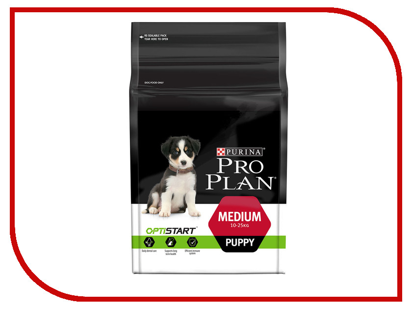 

Корм Pro Plan Puppy Medium Optistart Курица 1.5kg для щенков средних пород 10 - 25kg 66736