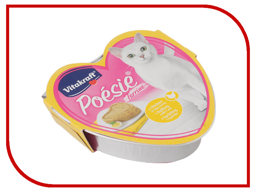 

Корм Vitakraft Poesie Курица в Яйце Террин 85g для кошек 62946