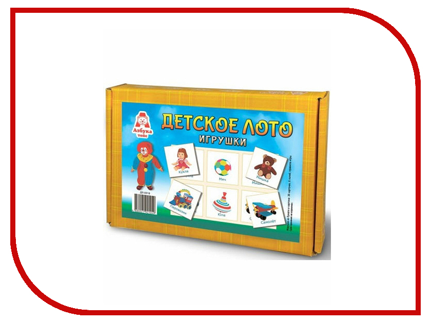 

Настольная игра Азбука тойс Детское лото Игрушки ДЛ-0018