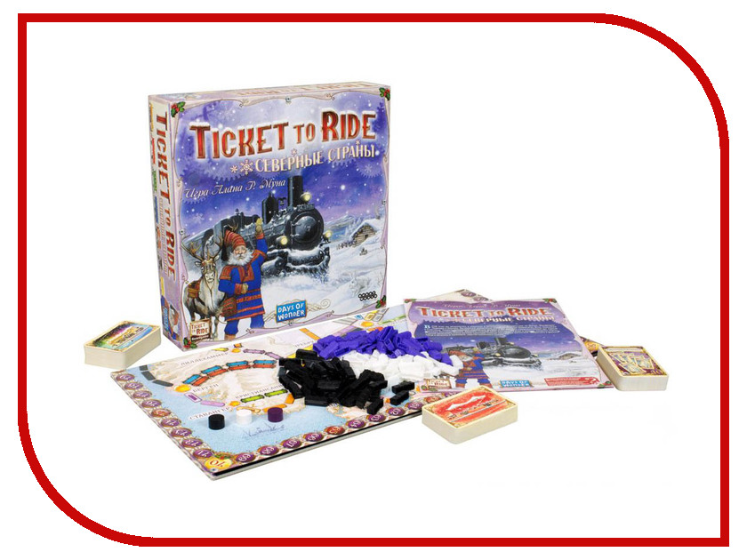 

Настольная игра Hobby World Ticket to Ride Северные страны 1702, Ticket to Ride