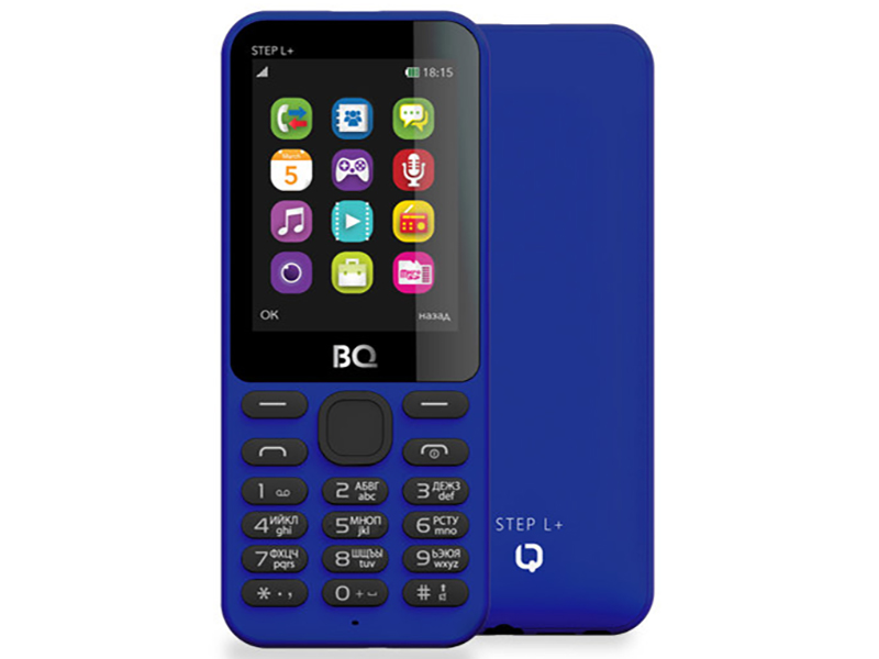 

Сотовый телефон BQ BQ-2431 Step L+ Dark Blue, BQ-2431 Step L+